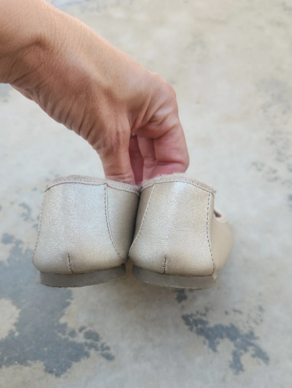 Cat And Jack Gold Ballet Flats Size 2
